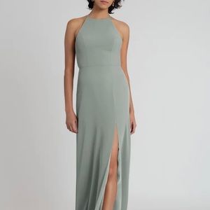 Jenny Yoo collection bridesmaid dress Kaia moss color size 4